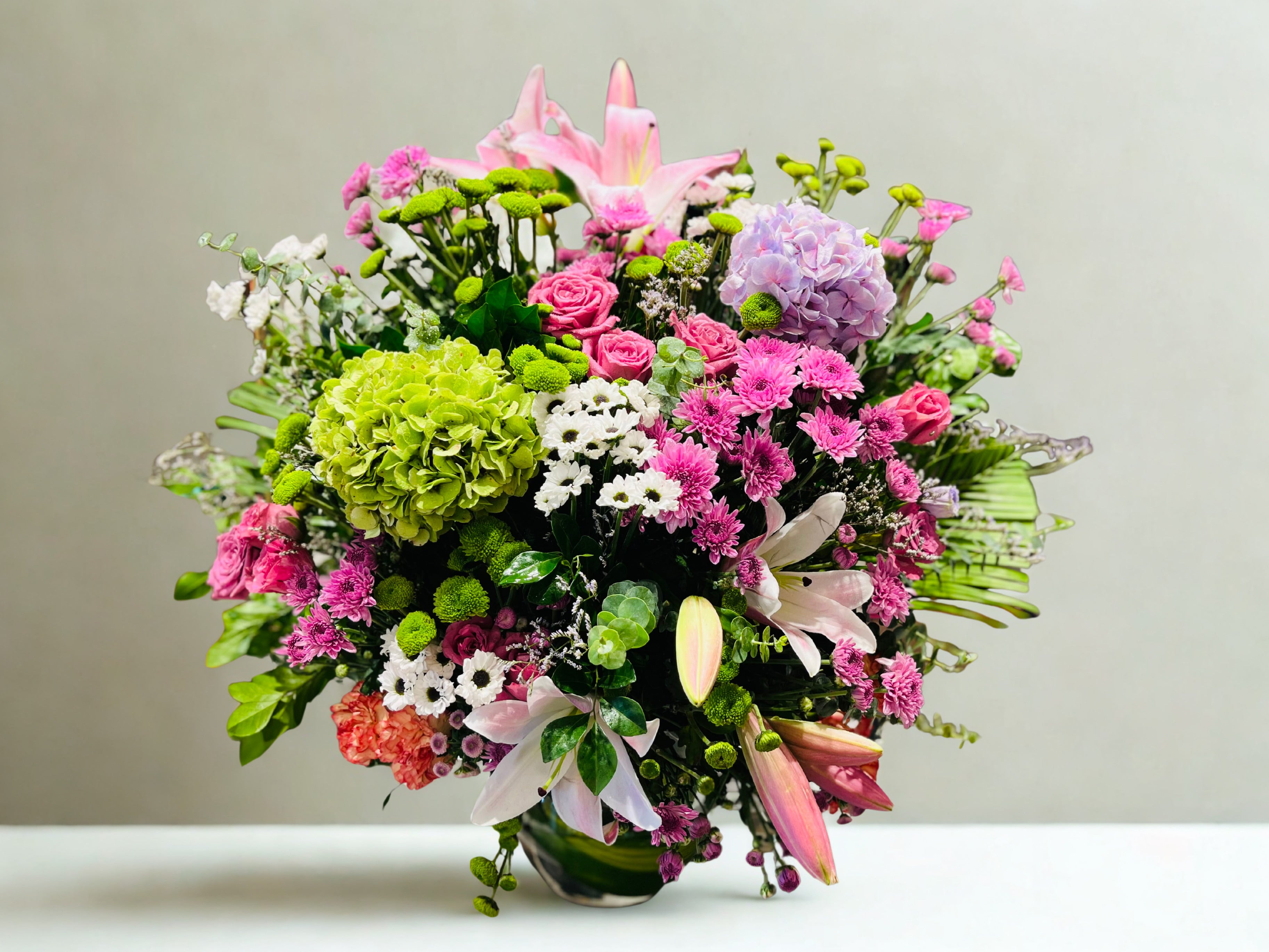Elegant Garden Bloom Arrangement