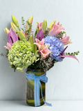 Serene Bloom Glass Vase