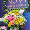 Vibrant Floral Hatbox