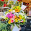 Vibrant Floral Hatbox