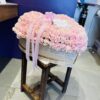 Everlasting Pink Rose Heart Box