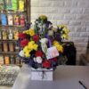 Vibrant Harmony Floral Basket