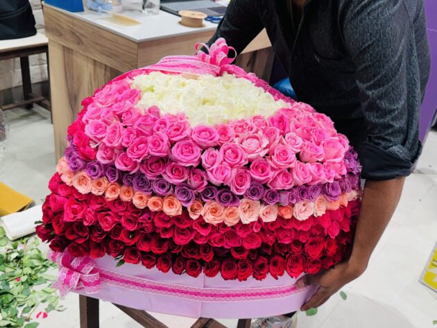 Luxury Heart Rose Arrangement