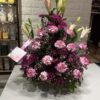 Purple Bloom Harmony – Elegant Floral Basket