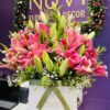 Majestic Pink Lily Arrangement